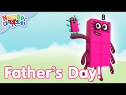 Father's Day Heroes with Octoblock! 🦸 | Counting for Kids | @Numberblocks