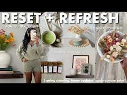PREP WITH ME FOR SPRING | march reset routine, home updates, cleaning, organizing + Linjer haul