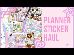 Planner Sticker Haul ☆ SimplyWatercolorCo, SPC & Caress Press