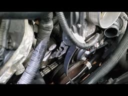Ford stretch belt install 5.0 compressor/crank