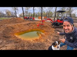 Did Massive Rain DESTROY Our Mini Excavator Project!? / Kymron XH14-2
