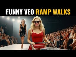 Funny Veo Video | Funniest Fashion Ramp Walks Ever | Epic Runway Model Fails | AI Ramp Walks