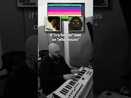if the weeknd's cry for you was on after hours #theweeknd  #popmusician  #producer #songwriting
