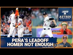 Despite Peña's leadoff homer the Houston Astros drop finale to Tigers