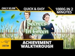 Secrets In Green - Achievement Walkthrough (1000G IN 2 MINUTES) ONLY $3.99! QUICK & EASY