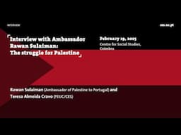 Interview with Ambassador Rawan Sulaiman: The struggle for Palestine