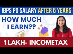 My Salary as IBPS PO after 5 years | IBPS PO Latest Salary Slip | Banker Couple