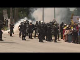Eight people arrested during ICE protest in DeKalb County