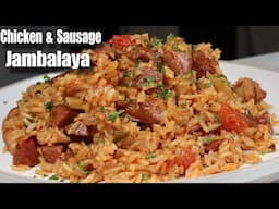 How To Make The BEST Chicken & Sausage Jambalaya | The Ultimate One Pot Meal