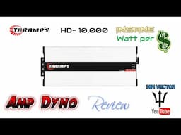 New 2025 Taramps HD 10K 10,000 watt amplifier amp Dyno review