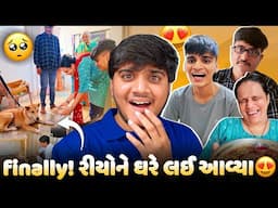 finally! Rio ne ghare lai aavya 😍 badha aaje khush che 🥺 - aditya goswami - gujarati vlog