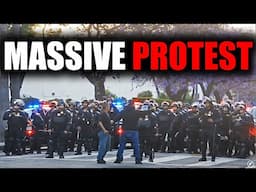 🔴 LIVE - MASSIVE PROTEST TAKES OVER LA - CURFEW IN EFFECT 8PM