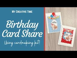 Fun, Playful Cards w/ Let's Celebrate at My Creative Time | #mycreativetime