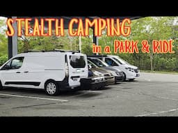 VANLIFE - ROADTRIP - Stealth Camping at a Park & Ride in Massachusetts!! #roadtrip #vanlife