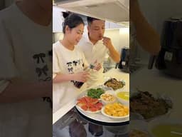 Làm bữa cơm chào hè các bác ơi #trangkiudaily