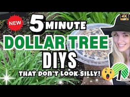 5 Minute or Less Dollar Tree DIYS That Don’t Look Silly | Dollar Tree Outdoor Summer DIYS