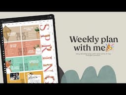 Weekly Digital plan with me for March 2025 // Thought process of my planning and ideas!