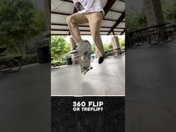 360 flip or Treflip? 🤔 Slow Motion skateboard trick