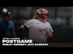 Arkansas Postgame: Emiley Kennedy, Mac Barbara