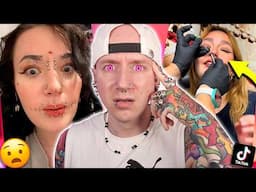 Eyebrow Piercing BURST Her Veins! | New TikTok Piercing Fails 42 | Roly