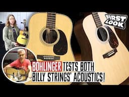 Billy Strings' New Signature Martin D-28 & D-X2E Acoustic Guitars Played by John Bohlinger