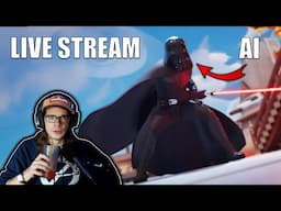 Talking to AI Darth Vader LIVE in FORTNITE and Playing Until I WIN (and MORE)