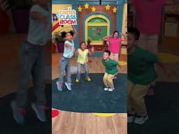 A friendly cast competition! Who won? ⭐️ #movewithcaitie #shorts #supersimpleplay