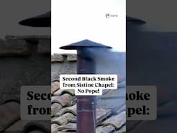 Second Black smoke! No Pope yet! Conclave 2025
