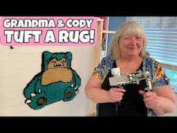 BesGeer Rug Tufting Start Kit UNBOXING - Learning to tuff a rug for the First Time!! #besgeer