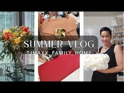GETTING READY FOR SUMMER | CUTE TJMAXX BAGS | FAMILY TIME | SUMMER ARRANGEMENTS #fashion #style