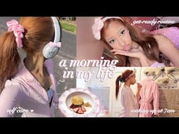 a morning in my life ♡ wellness routine, ootd, errands, whats in my daily bag