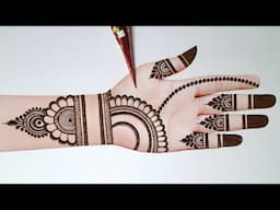 Very simple mehndi design for hand | easy mehndi design | mehndi design | mehndi | mehandi design