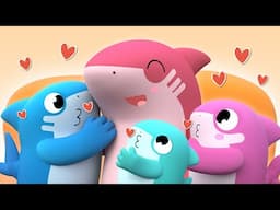 I LOVE you, MOMMY! BABY SHARK sings a song for his mom! - Kids Learn About Family