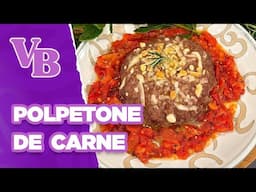 Polpetone de carne recheado com ricota e espinafre com molho de tomate - Você Bonita (30/04/2025)