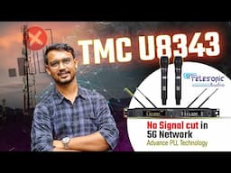 No Signal cut in 5G || Telesonic TMC U 8343 Dual wireless Microphone -with Advance PLL Technology