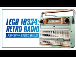 LEGO 10334: Retro Radio - IN-DEPTH REVIEW