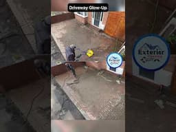 Driveway Glow-Up #drivewaycleaning  #pressurewashing