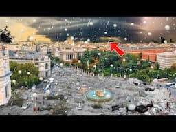 9 Minutes ago, Chaos in Madrid! The Spanish Capital Suddenly Buried in a Severe Hailstorm