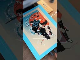 I Made Art with a Screen Printer & Laser Cutter 😎 #art