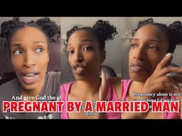 Woman Is Pregnant By A Married Man Who Decided To Work Out Is Marriage with His Wife