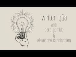 "Every scene, everybody has to want something" WRITER Q&A WITH ALEXANDRA CUNNINGHAM: The Full Convo