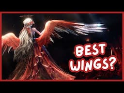 Crimson Feather Wings All Colors Showdown🪽 All Wings Spread—Which Would You Choose?