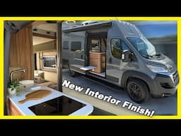 Stunning Walnut & Cyprus Green Interior Reveal in Noovo Plus Super High Roof RV!