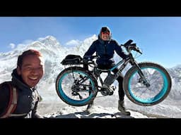 ✅Everest on an ELECTRIC BIKE⚡️We were deceived by a guide😳Scam in the mountains of Nepal💥PART 5