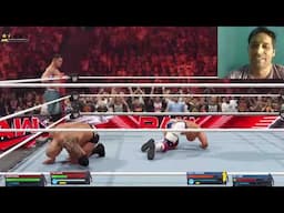 WWE John Cena & The Rock vs Cody Rhodes & Jey Uso Full Gameplay Hindi Commentary of WWE 2K24