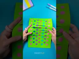 Wiggly Paper Caterpillar Toy! 🐛📄 So Easy, So Fun! #papertoy #craft