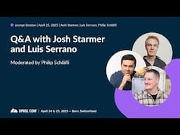 Josh Starmer and Luis Serrano Live Q/A from Uphill at Bern!