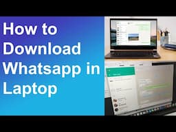 The EASIEST Way to Get WhatsApp on Your Laptop