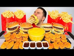 Extra Cheesy McDonad's • MUKBANG