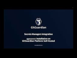 ggscout Integration with HashiCorp Vault on GitGuardian Self-Hosted